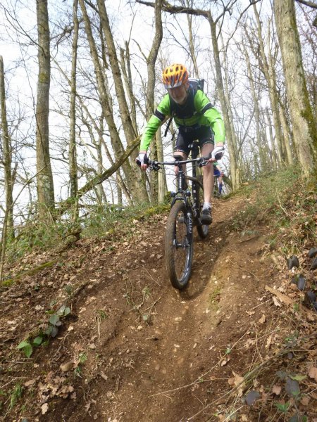 Rando VTT MIRIBEL COTIERE le 12-03-2017